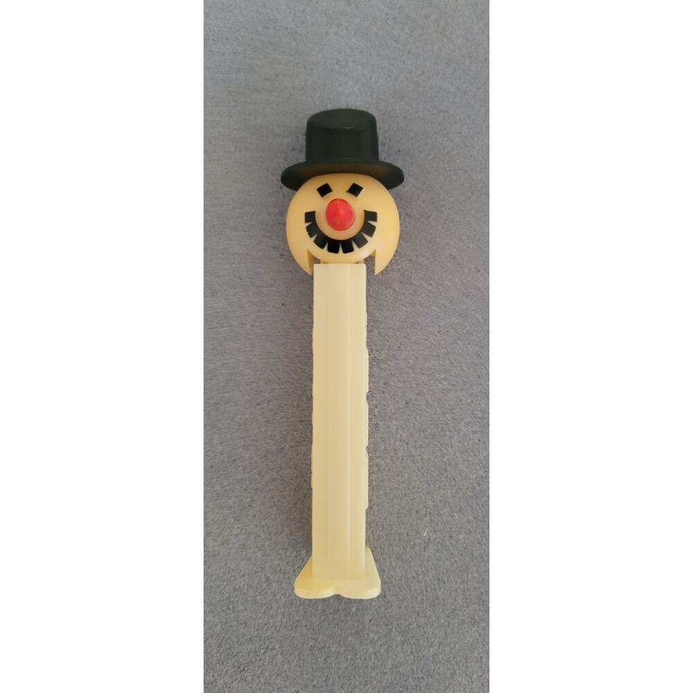 PEZ Snowman w/Black Hat (B) Dispenser - VINTAGE/1980!!